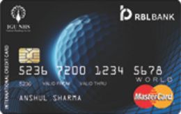 Soni Money World credit card