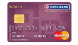 Soni Money World credit card